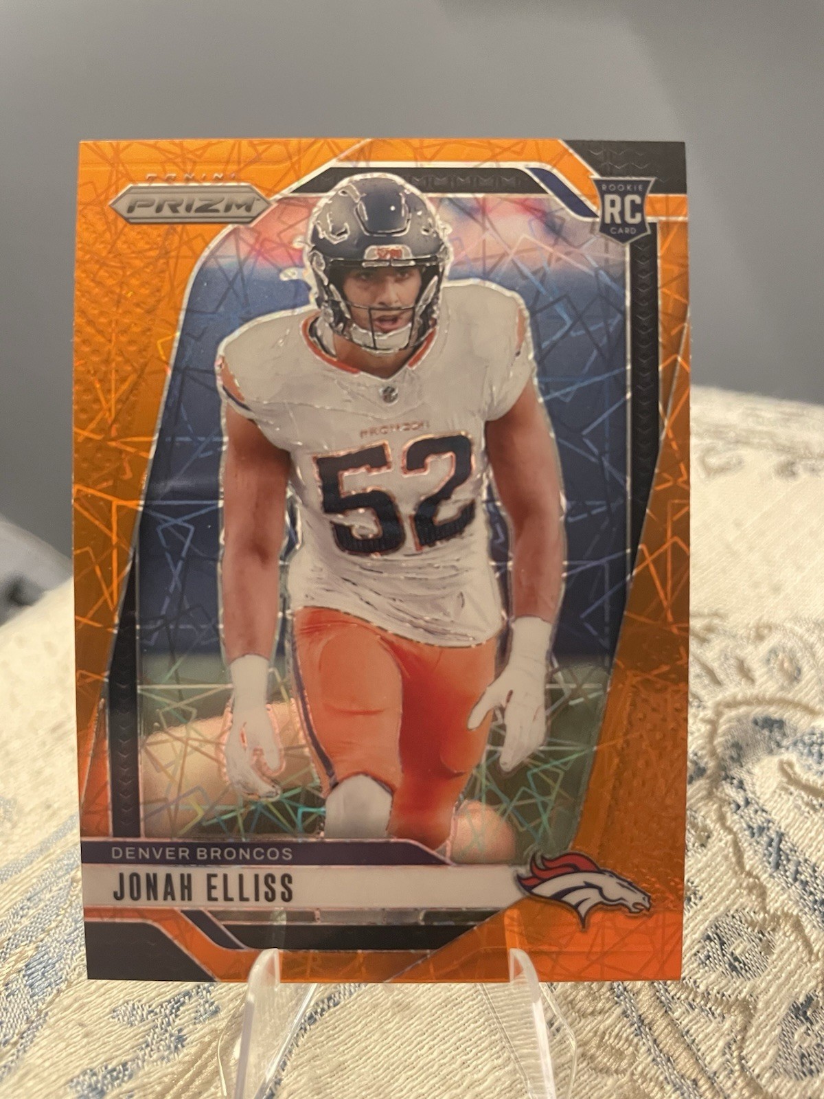 2024 Panini Prizm - Rookies Jonah Elliss #356 Lazer Prizm (RC)