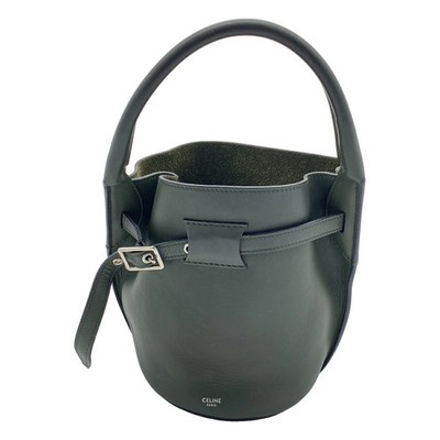 CELINE Big Bag Bucket Bag Nano Green 2way Bag