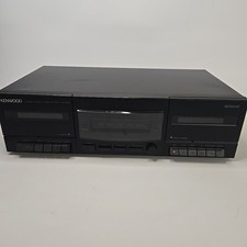 KENWOOD KX-W597 DUAL DOUBLE CASSETTE DECK PLA...