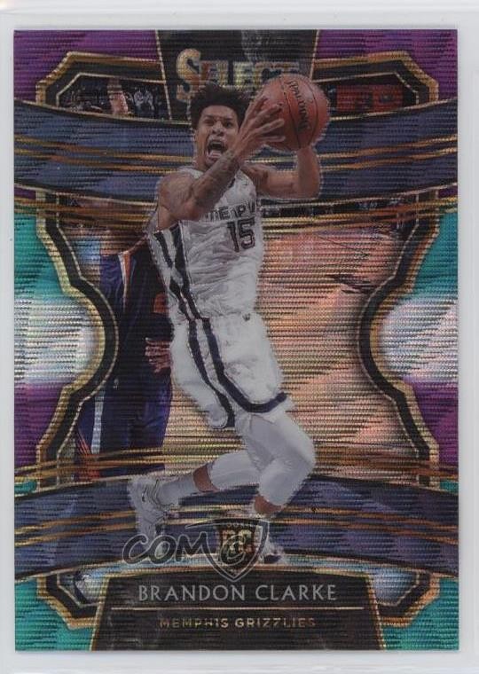 2019-20 Panini Select Concourse Tri-Color Prizm Brandon Clarke #76 11s9