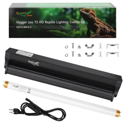 10.0 UVB Reptile Light Fixture Combo Kit for Bearded Dragons & Turtles