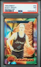 1993 TOPPS FINEST REFRACTOR #58 SCOTT SKILES PSA 7