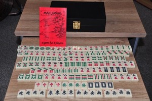 Jeu De Mahjong Vintage – Gibson Games – Complet – Dimensions 3x23x17,5 Cm