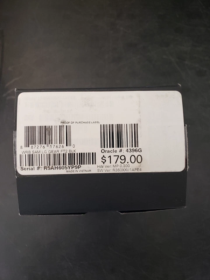 NEW Samsung Gear Fit2 GPS Sports Band (Large) Black - Smart Fitness Wearable - Image 3 of 4