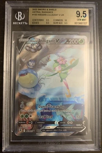 Pokémon BGS 9.5 GEM MINT Hisuian Lilligant V 163/189 Astral Radiance IR