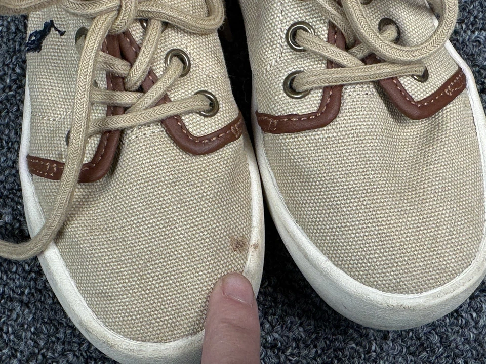 Polo Ralph Lauren обувь детский теннис обувь для мальчиков размер 11 холст - Изображение 4 из 4