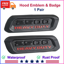 Hood Emblem And Badge 1 Pair Compatible With 2019-2024 Ram Dt 2500 Heavy Duty