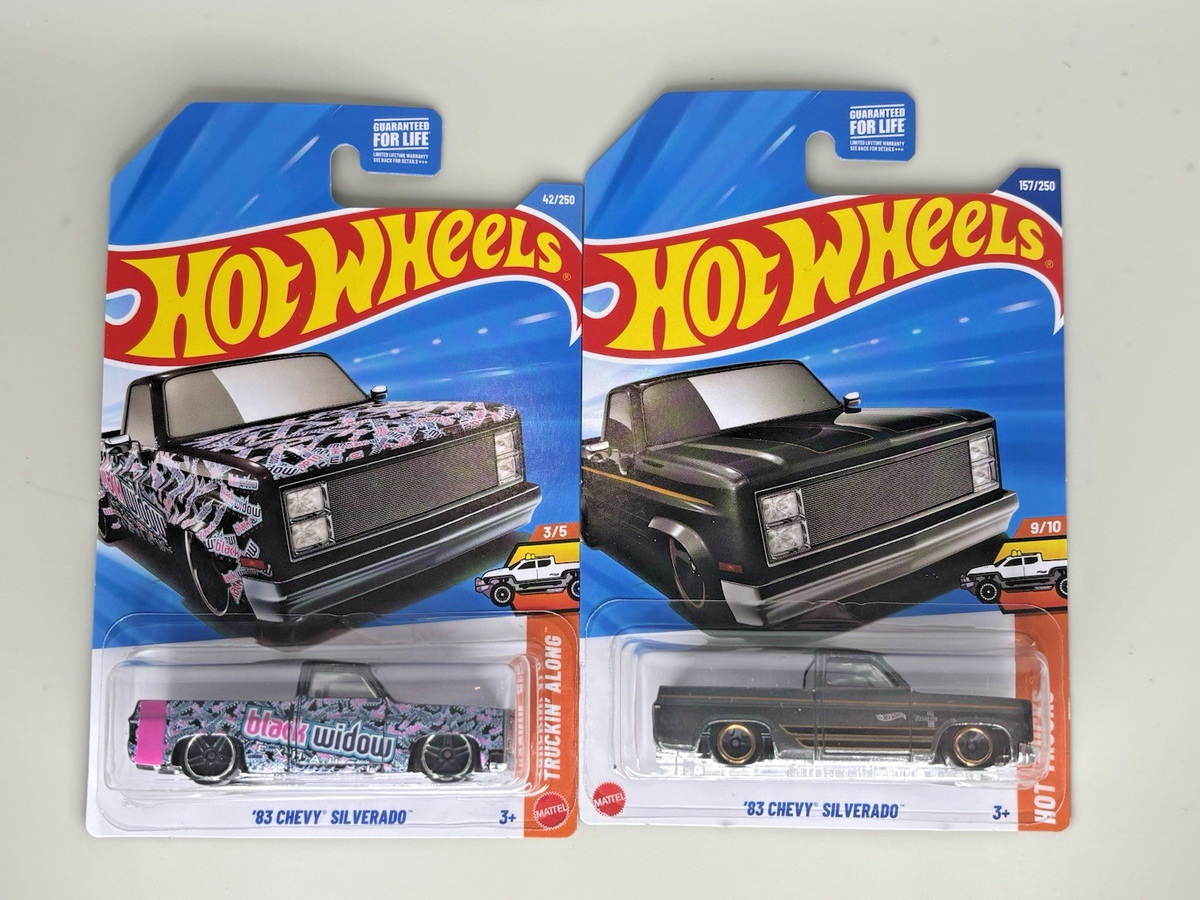 2025 Hot Wheels Mainline 83 Chevy Silverado Hot Trucks Gray