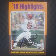 2019 Topps Archives - High Number 1975 Highlights Design #314 Juan Soto