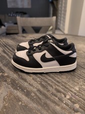 Nike Dunk Low Toddler 10c Panda White And Black