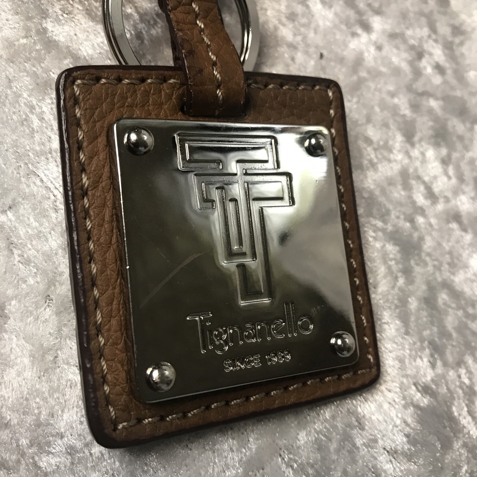 Tignanello Shoulder Bag Leather Patchwork Buckle … - image 12