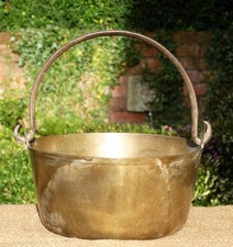 Brass planter preserve Jam pan Antique