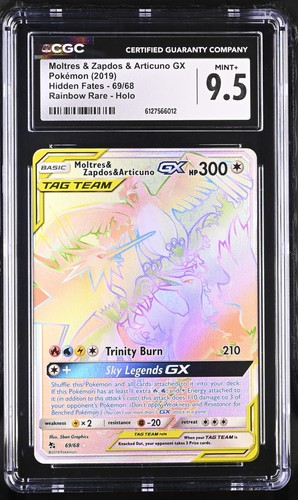Moltres & Zapdos & Articuno-GX graded CGC 9.5 for sale on eBay
