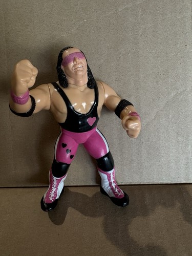 Bret Hart PINK HEART WWF WWE 100% Complete Hasbro ...