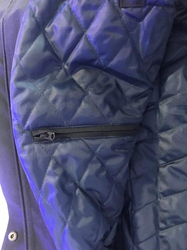 IKEA PADDED JACKET BLUE HIGH VISIBILITY YELLOW SIZE: L STRAIGHT I/J [NEW] - Picture 21 of 21