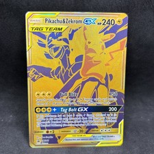 Pokemon - Pikachu & Zekrom GX SM248 Gold Secret Rare - Sun & Moon Promos - MP