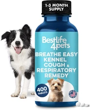 Breathe Easy Natural Cough Relief for Dogs - Gentle Senior Dog Respiratory, Cong