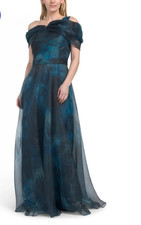 RENE BY RENE RUIZ Twisted Off The Shoulder Organza Gown Sz 4 NWT