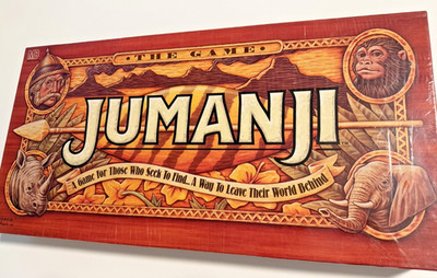 1995 Jumanji Board Game Factory Sealed Milton Bradley Robin Williams Movie
