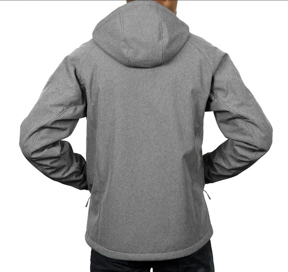 Kirkland Signature Men's Fleece Lined Softshell Gray Size S/M/L/XL/XXL New - Image 2 of 4