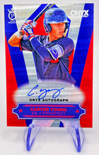 2022 Onyx Premium Silver Foil Autograph Carter Young RC Rookie AUTO /255