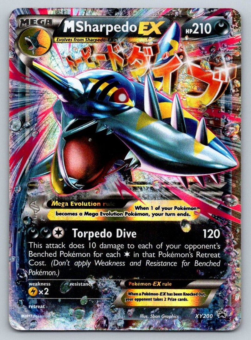 M Sharpedo EX - XY Black Star Promos - Promo - XY200 - Pokemon - LP