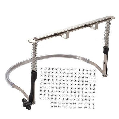 24 Hole Harmonica Stand Neck Support Lightweight Hands Away Portable Adjustable