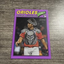 2026 Topps Heritage- Samuel Basallo RC- Light Purple Boarder