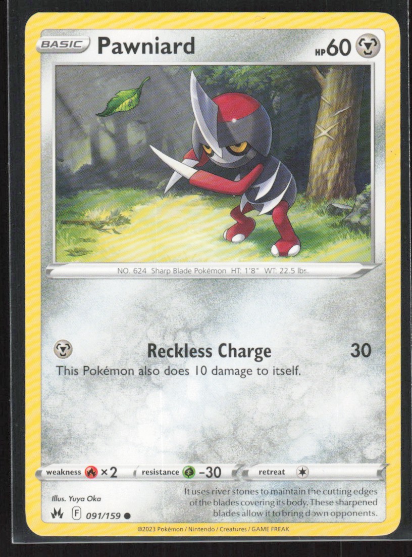 2023 Sword & Shield - Crown Zenith Pawniard Basic/Common #91