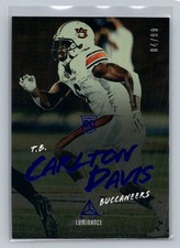 2018 Panini Luminance #113 Carlton Davis Blue #/99