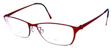 LINDBERG 9312 Denmark Red Matte 52-16-130 Eyeglasses Frame