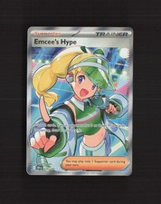 Emcee's Hype 220/182 Destined Rivals Full Art Ultra Rare Holo Pokemon Card NM