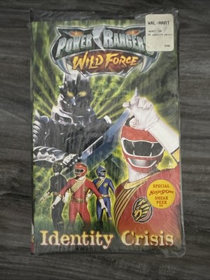 Power Rangers Wild Force Identity Crisis VHS 2002 Clam Shell RARE