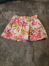 The Children's Place Size 10-12 Purple Girls Tropical Skirt