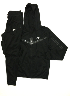 #ad Men#x27;s Nike Tech Suits Full Zip Warm Jogging 2 Pieces Set $59.99