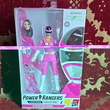 Hasbro Lightning Collection Power Rangers In Space Pink Ranger Figure w Blaster