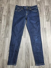 Mossimo Jegging Jeans Womens 8 / 29 R Blue Mid Rise Power Stretch Denim