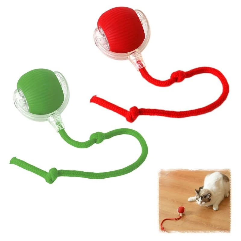 2pcs Innovative Interactive Cat Toy Balls, Automatic Moving Spheres for Cats ...