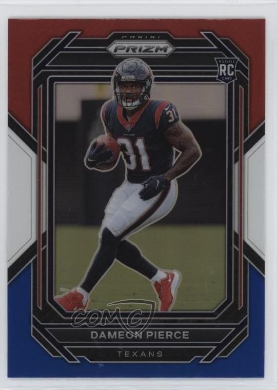2022 Panini Prizm Rookies Red White & Blue Prizm Dameon Pierce #322 17eh