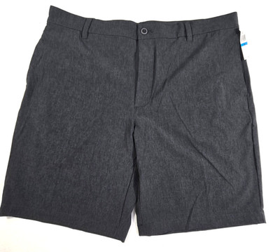 IZOD Advantage Performance Hybrid Shorts Mens 36 Gray NWT 9.5'' Sportflex