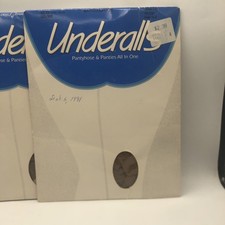Lot Of 3 Underalls Pantyhose Panties All In One Sandalfoot Sz A-B Style 320