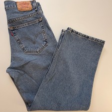 Levis 550 Relaxed Fit Vintage Y2K Baggie Jeans Mens 30x28 Medium Wash Denim