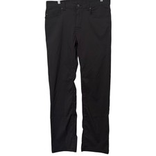 prAna Charcoal Gray Brion II Slim Fit Outdoor 5 Pocket Pants Mens 33 x 32