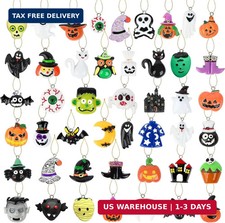 36Pcs Mini Resin Halloween Ornaments for Tree Holiday Home Decor