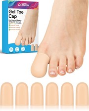 DLMDLM 6 Pcs Gel Toe Cap and Big Toe Protector, Silicone Toe Protectors for W...