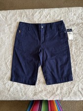 NWT POLO RALPH LAUREN GIRLS AVIATOR NAVY SHORTS SIZE 14 35