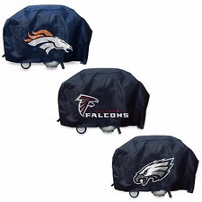 NFL Deluxe Vinyl Padded Grill Cover by Rico Industries -Select- Team Below