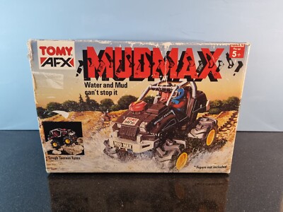 Vintage 1980er Tomy AFX Mudmax 4X4 Monstertruck batteriebetriebene Gelände Reifen 