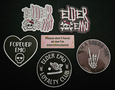 Elder Emo Stickers Cute Alt Goth Scene Punk Alternative Music Vinyl Decals