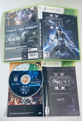 CIB w/ Manual Star Wars The Force Unleashed II 2 (Microsoft Xbox 360) Lucasfilm